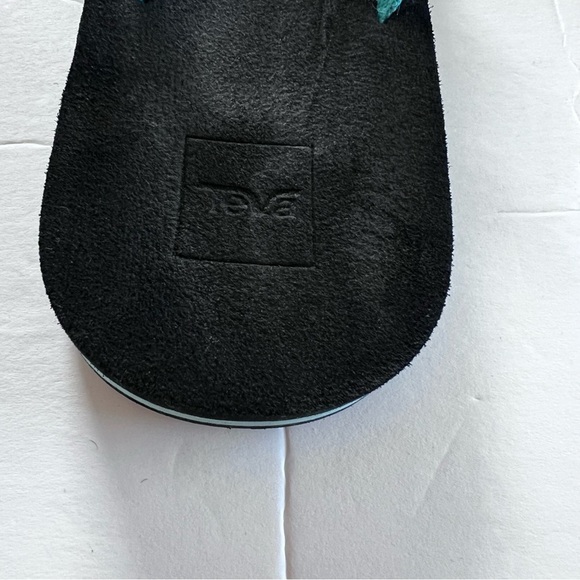 Teva Women’s Olowaha Sandal in Teal and Sea Glass and Black  size 10 Outdoor - Picture 4 of 5